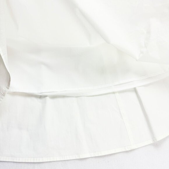 Liz Claiborne Womens Stretch Zip/Pockets Side Lined White Midi Skirt Size 8 NWOT - Picture 9 of 9